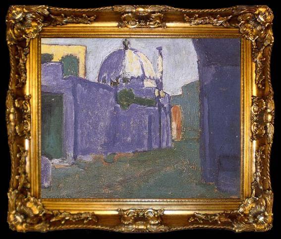 framed  Henri Matisse Le Marabout (mk35), ta009-2